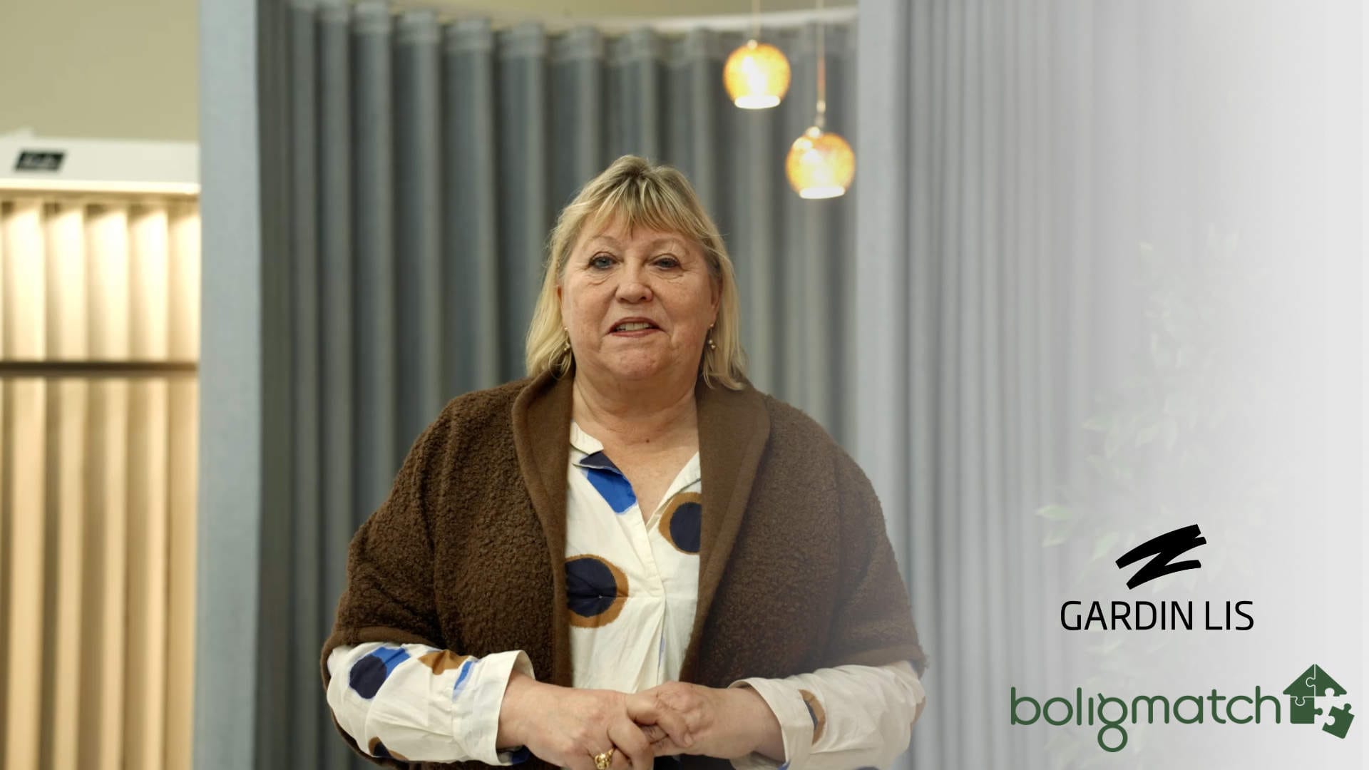 GardinLis Billede af Lis, fra GardinLis i en video for BoligMatch+