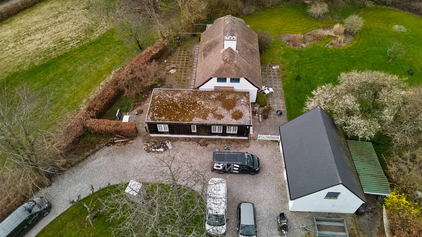 Fotografering af bygning for Byens Mester inden renovering.